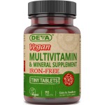 Vegan Tiny Tablets Multivitamin & Mineral Supplement - easy to swallow Iron Free