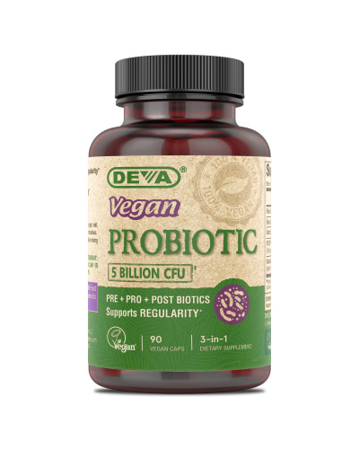 Vegan PROBIOTIC with PRE + POST biotics  (3-in-1)