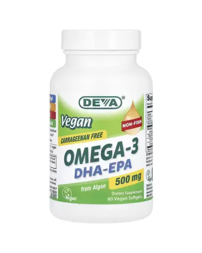 Vegan DHA-EPA 500 mg Potency (Carrageenan-Free)