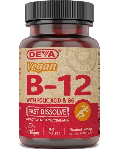 Vegan Vitamin B-12 (Fast Dissolve Lozenges) - 1000 mcg - Methylcobalamin
