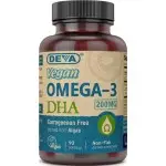 Vegan Omega-3 DHA Softgels (Gelatin-free) 