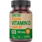 Vegan Vitamin D3 - 5000 IU - Cholecalciferol - 125 mcg
